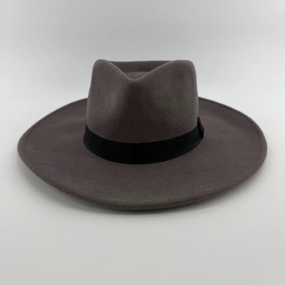 Madewell x Biltmore Montana Gray Wool Felt Rancher Hat Size Medium Large Fedora
